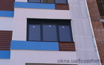 Балконы в ламинации для ЖК Акварели