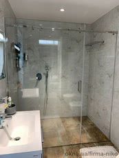 Раздвижные душевые перегородки