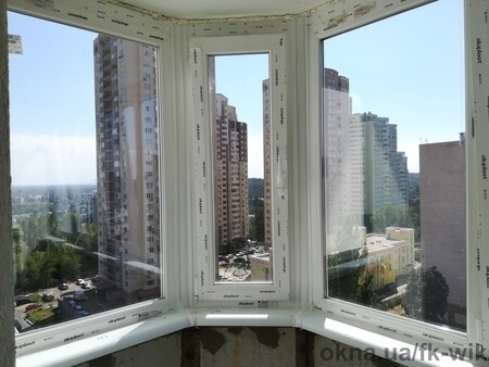 Балкон из проф. aluplast IDEAL 2000