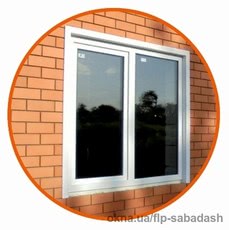 Окно двухстворчатое