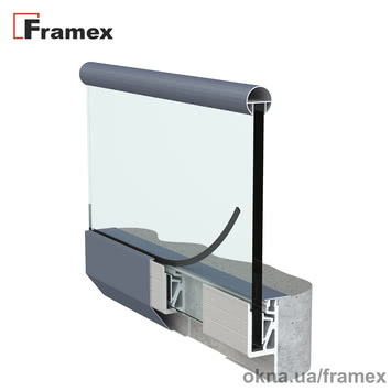 Скляні огорожі Framex Glass-line FXGL110-02-2