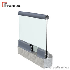 Стеклянные ограждения Framex Glass-line FXGL110-02-4