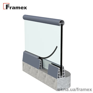 Стеклянные ограждения Framex Glass-line FXGL110-02-5