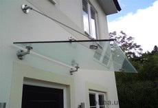 Козырьки Навесы для авто Крыши стеклянные Веранды