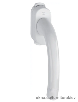 Window handle HOPPE Tokyo with blocking device KISI2 white