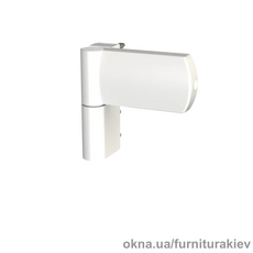 Регулированая дверная петля AT-27 109.5 / 140 кг белая