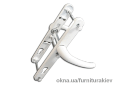 Дверной гарнитур Safir с пружиной белый