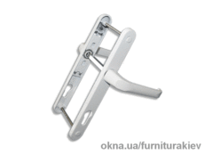 Дверной гарнитур Flipper с пружиной белый