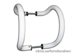 Офисна ручка дуговая 30х300мм белая