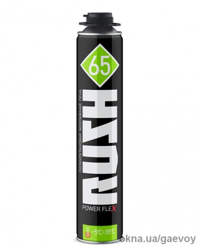 Пена монтажная профессиональная летняя RUSH POWER FLEX 65