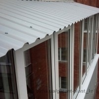 крыши на балконы лодии