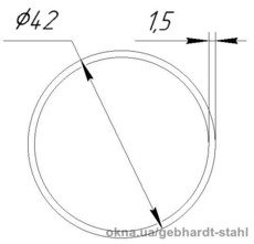 Усилитель эркера, труба стальная оцинкованная 42,3х1,5мм