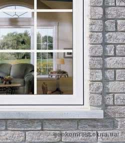 Вікно 920 * 1 480 з шпросами 18 мм білі в приватний будинок.