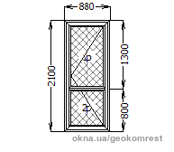 Металлопластиковая готовая межкомнатная дверь по супер-цене!