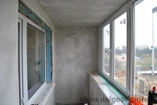 Лоджия остекленная профиль Lider