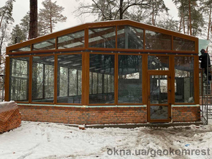 Остекление - бассейн &mdash; Геоком Рест