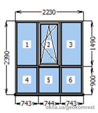 Готовые окна на балкон в пол. Французский балкон от фабрики окон 
