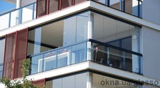 Безрамное остекление балконов
