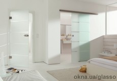 Стеклянные раздвижные двери