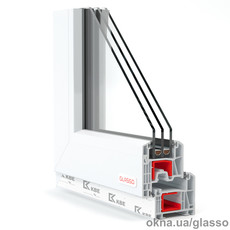 Окно Glasso из профиля KBE 70st plus