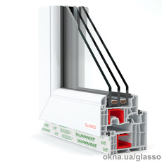 Окно Glasso из профиля Salamander Bluevolution