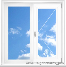 Недороге двостулкове вікно.
