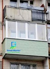 Рама на балкон, лоджию REHAU с монтажом и немецкой фурнитурой.