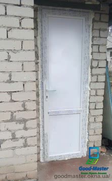 Пластикові ПВХ - двері в комору 800ммх2000мм