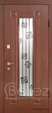 Двери Berez уличные со стеклопакетом и ковкой со склада в Луганске.
