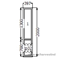 Пластиковое окно Rehau 397x2000