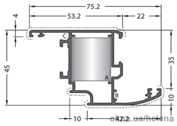 Створка оконная 40-203-00.