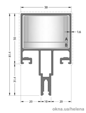 Стойка 50F-1050-16