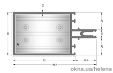 Ригель 50F-2072-19