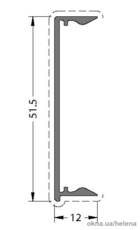 Накладка на ригель 50F-3371-00