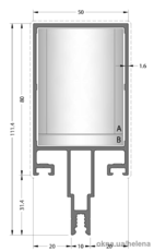 Стойка 50F-1080-16