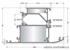 Створка дверная 54T-204-00