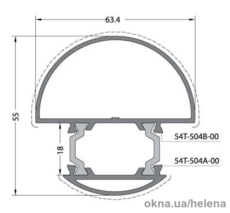 Угол 90° 54T-504-00