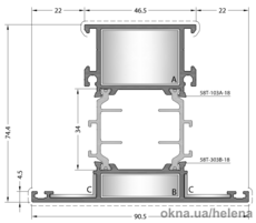 Импост 74T-303-18