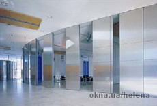 Алюминиевая система 18 D для офисных перегородок.