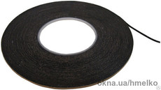 Бутиловая черная лента с акрилом для первичной герметизации 50м.