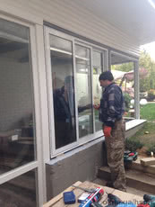 Холодная раздвижная система из профиля Profilco