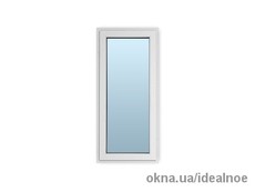 Одностворчатое глухое окно 540 х 1550 мм. с 1-камерным стеклопакетом, 24 мм.