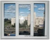 Трехстворчатое энергосберегающие окна 2000 х 1500 мм.