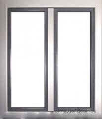 Глухое окно 2250 х 2050 мм. с двух частей