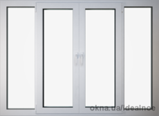 Лоджия 3020 х 1700 мм. с 2-камерным стеклопакетом, 40 мм.