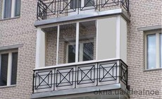 Балкон П - образный 3600 х 2600 мм.