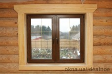 Ламинированое окно 1500 х 1300 мм.