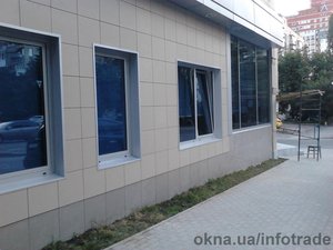 Вентильований фасад (на фото з керамограніта). — Нова вітрина Вентильований фасад (на фото з керамограніта). — Нова вітрина
