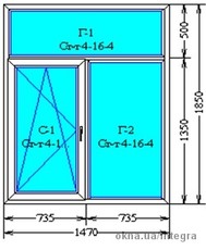 Готовые металлопластиковые окна