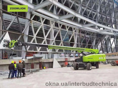 Самохідний телескопічний підйомник для скла Zoomlion модель ZTV28-800 з вакуумним захватом